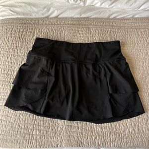 Athleta Black Athletic Skort